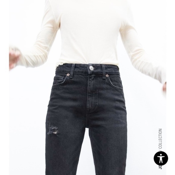 Zara slim ankle ripped jean - Picture 1 of 10